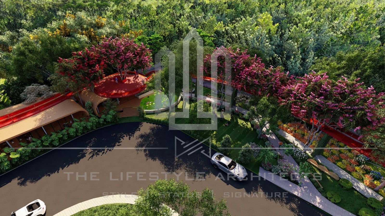 Club House Aerial View